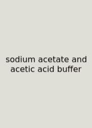 Sodium Acetate And Acetic Acid Buffer