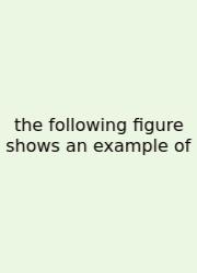The Following Figure Shows An Example Of